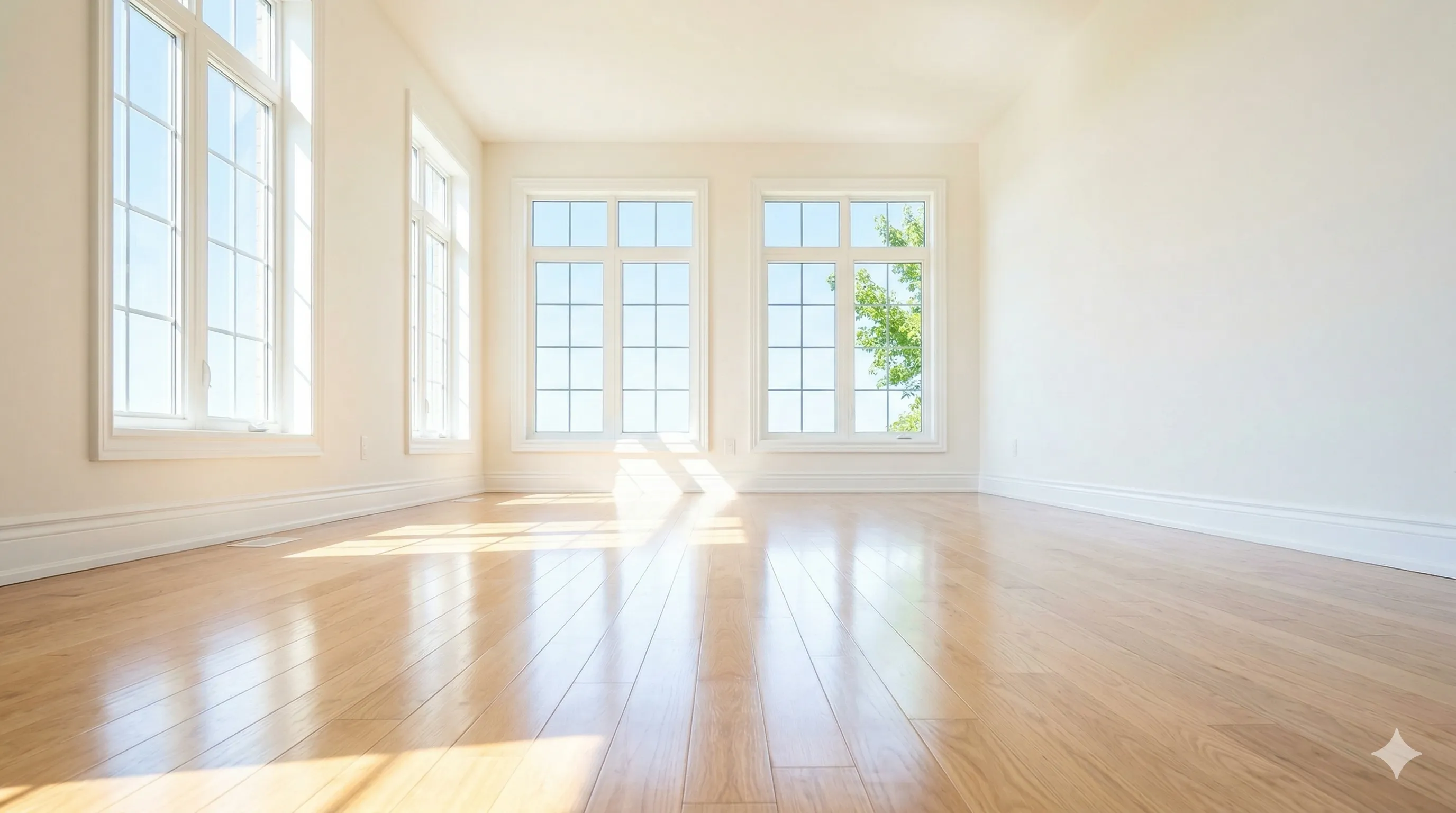Empty Clean Living Room